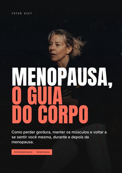 Capa do guia Menopausa, o guia do corpo